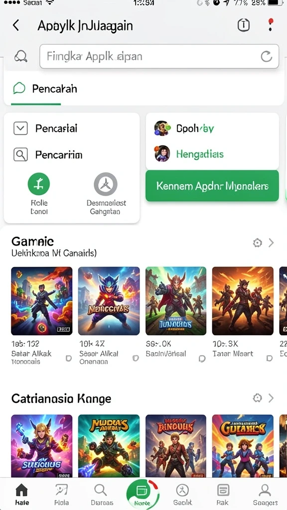 Tampilan antarmuka yang menarik dan mudah dinavigasi.