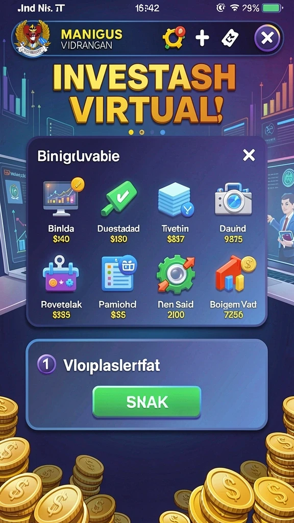 Tampilan mesin slot yang menarik dan penuh warna.