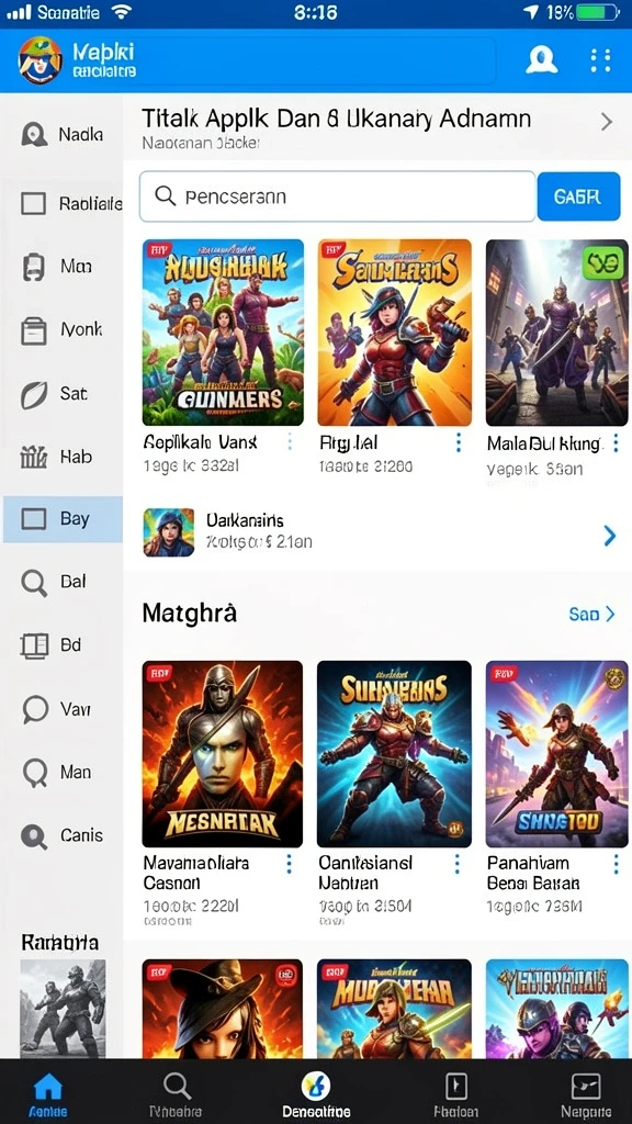 Bermain game kartu yang seru dan kompetitif.