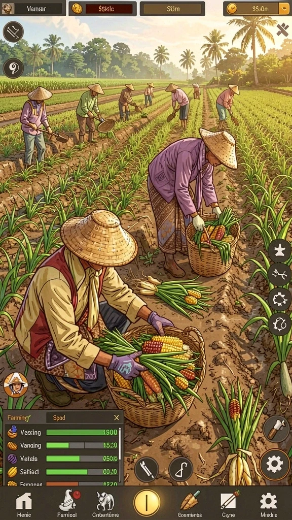 Tampilan karakter unik yang bisa dipilih dalam AMS789.