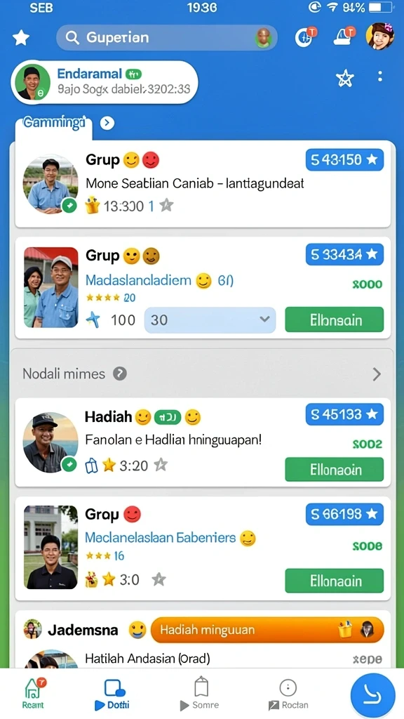 Antarmuka pengguna yang intuitif dan mudah dipahami.