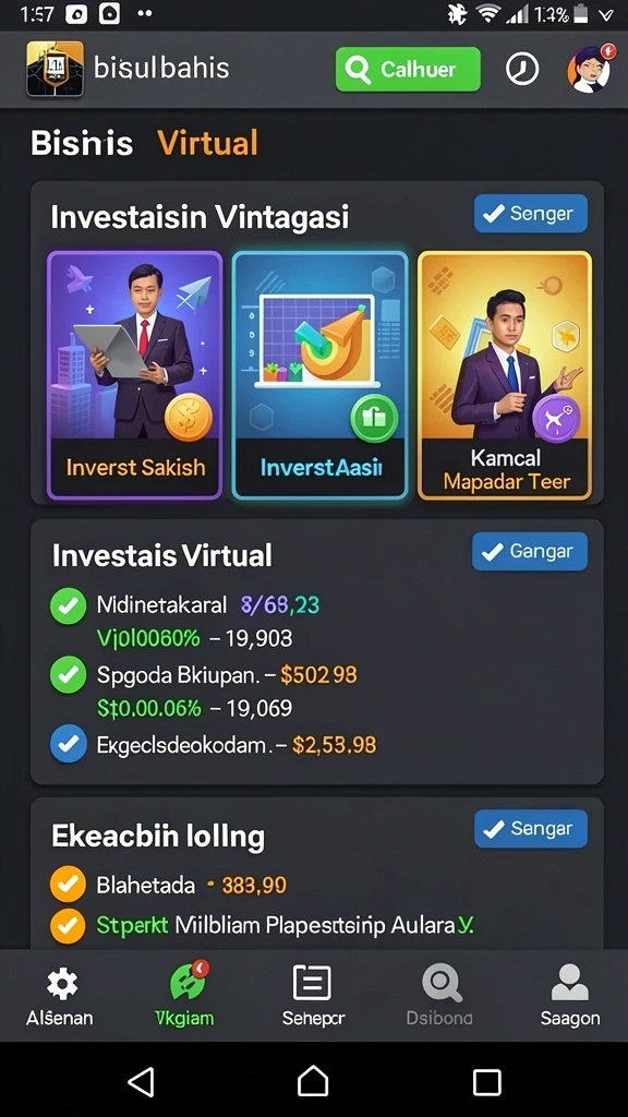 Screenshot aplikasi C8VIP menggambarkan fitur reward yang menggiurkan.