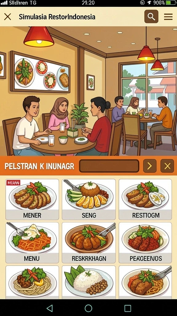Tangkapan layar dari mode multiplayer yang seru.