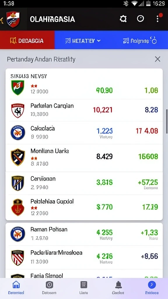 Tangkapan layar yang menampilkan fitur upgrade karakter.