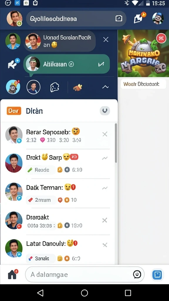 Screenshot menunjukkan grafis menawan dari lingkungan permainan.