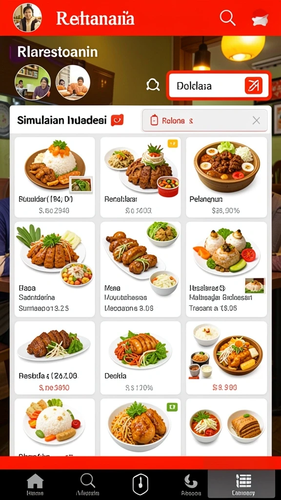 Tampilan antarmuka pengguna yang intuitif dan menarik.