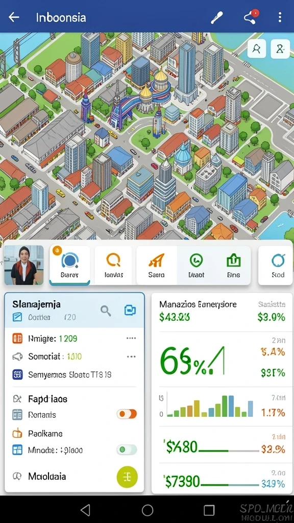 Tampilan antarmuka yang menarik dan user-friendly.