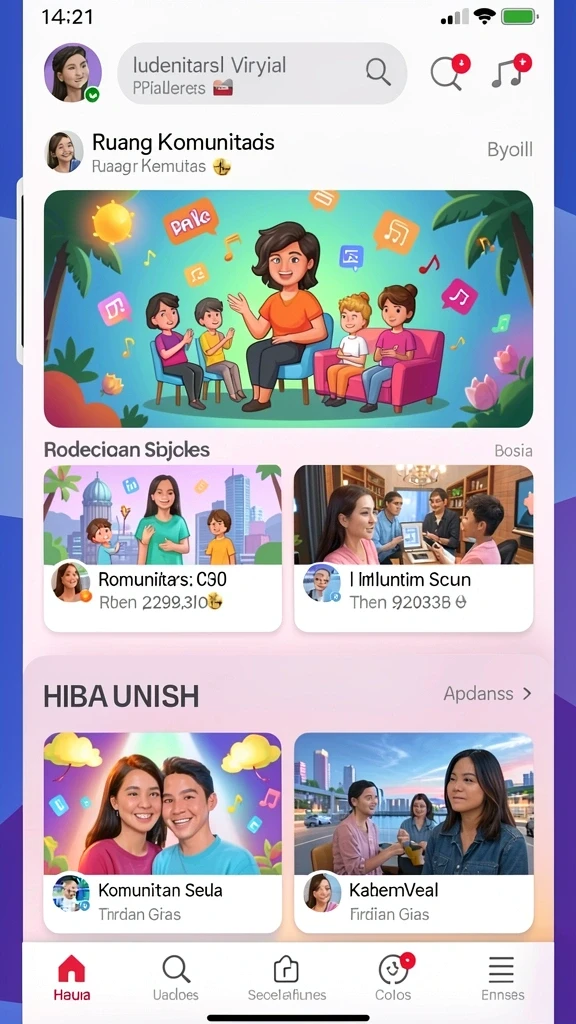 Fitur multiplayer yang memungkinkan bermain bersama teman.