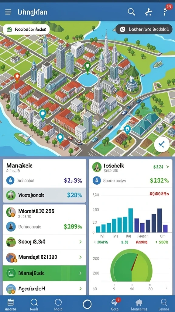 Screenshot fitur komunitas yang memungkinkan interaksi antar pemain.