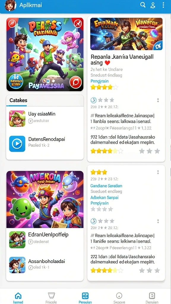 Grafis yang memukau dan penuh warna.