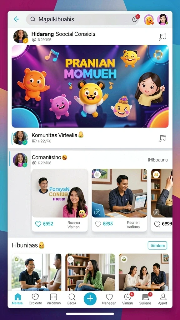 Tampilan antarmuka yang menarik dan mudah digunakan.