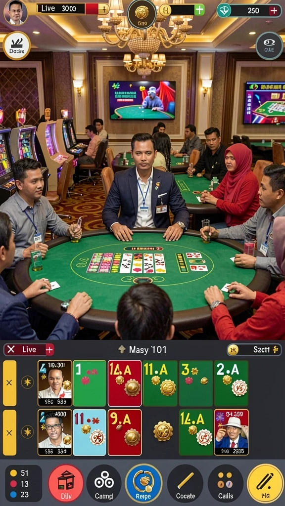 Karakter unik dengan kemampuan yang berbeda.