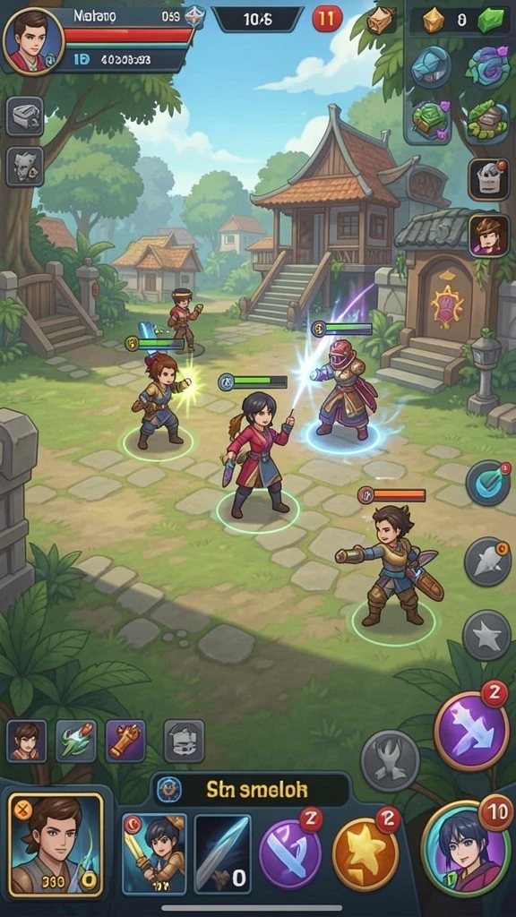 Fitur multiplayer yang memungkinkan interaksi dengan pemain lain.