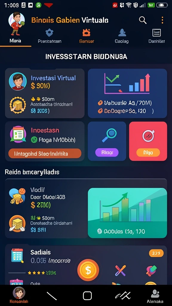 Screenshot menampilkan antarmuka utama OLXSLOT yang menarik.