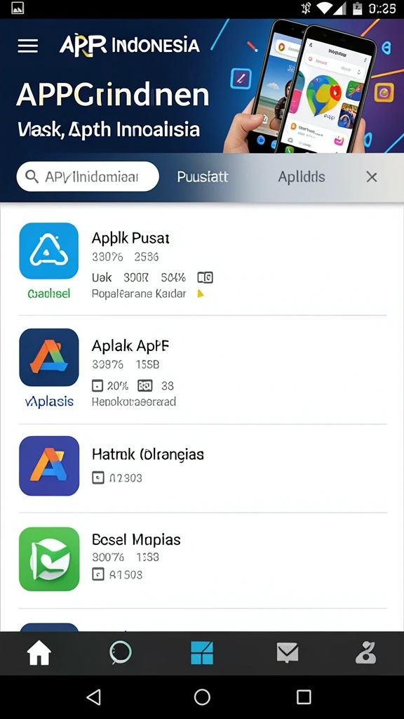 Tampilan grafis yang menarik perhatian.