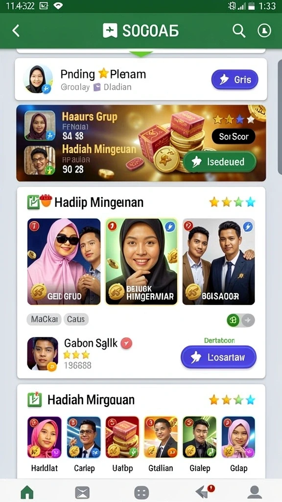 Karakter yang beragam dengan kemampuan unik.