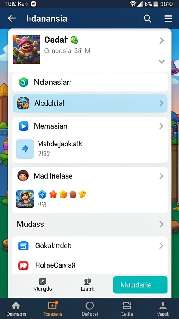 Antarmuka yang ramah pengguna dan mudah dinavigasi.