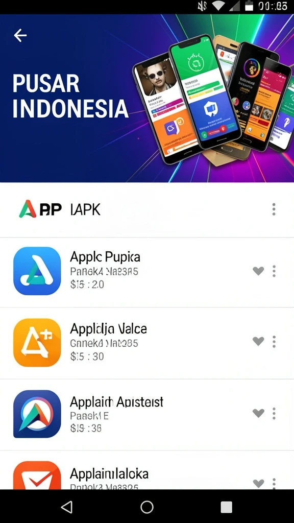 Tampilan awal penuh warna yang memikat.