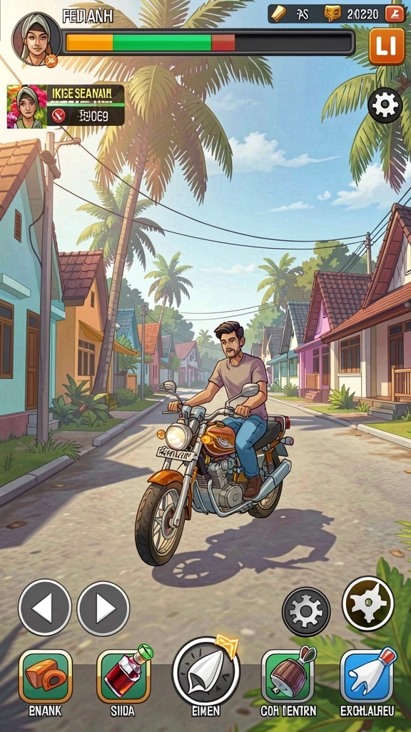 Fitur multiplayer yang memungkinkan bertanding dengan teman.
