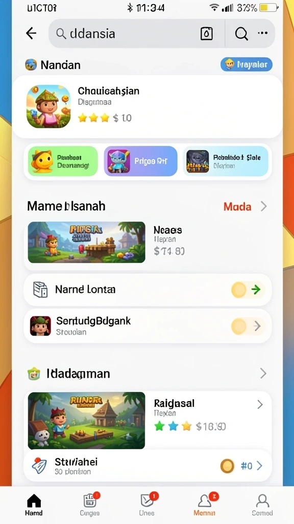 Karakter unik dengan kustomisasi menarik.