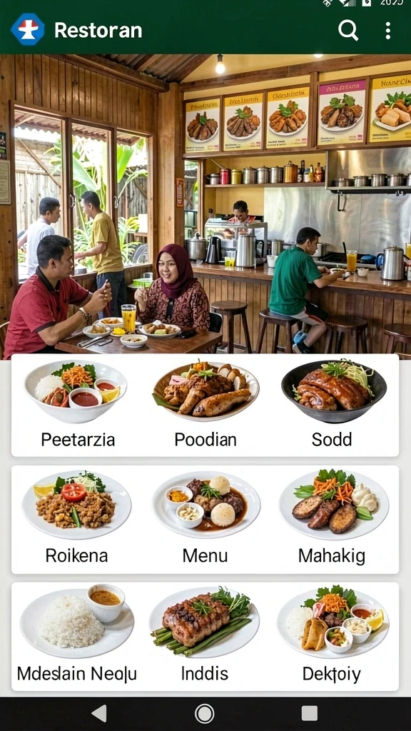 Tampilan antarmuka utama TOTO80 yang menarik dan mudah digunakan.